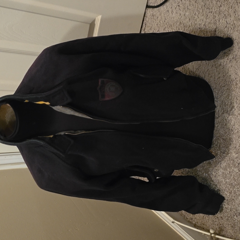 Polo by Ralph Lauren, jacket, size small, Navy, green, yellow